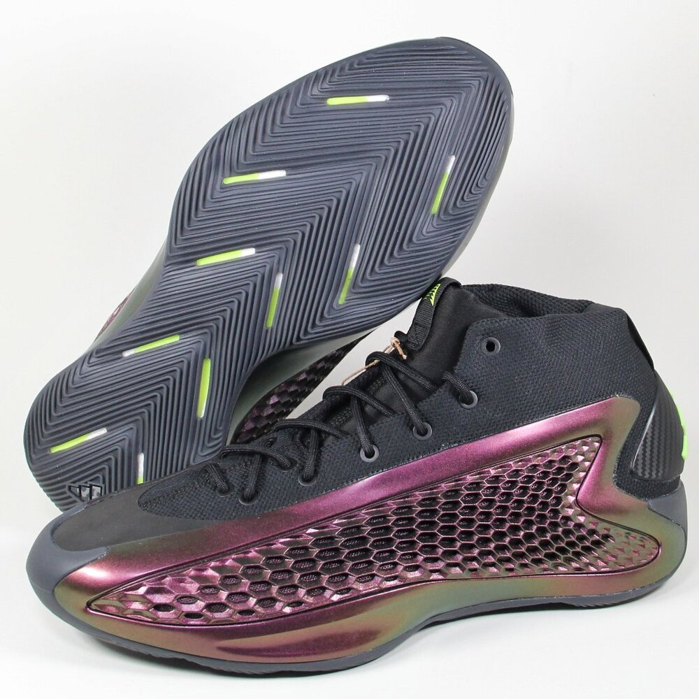 Adidas AE 1 'The Future' Basketball Shoes Mens 10.5 Black Purple